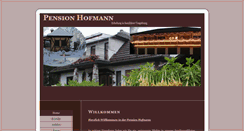 Desktop Screenshot of pension-hofmann.de